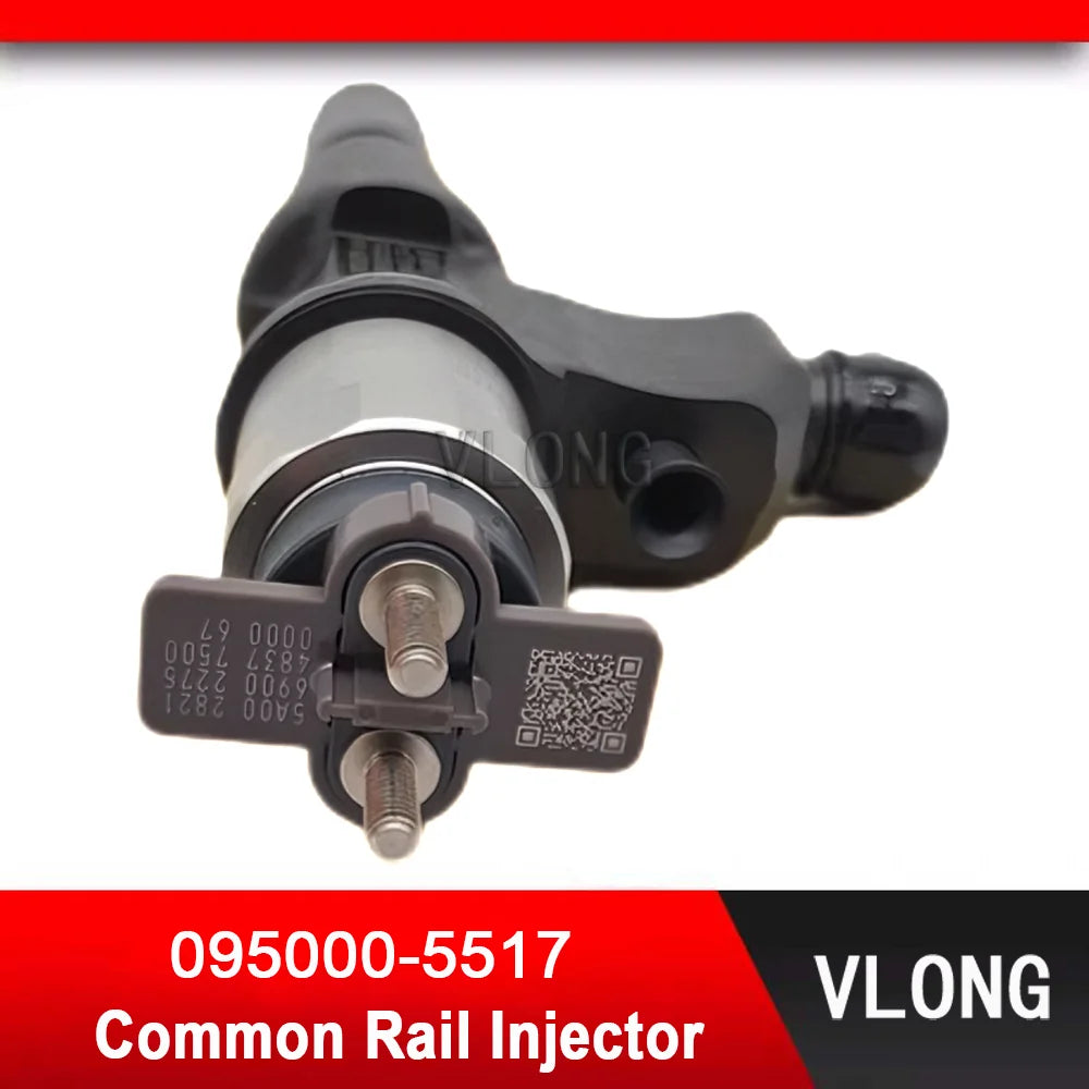 095000-5517 Common Rail Injector For Hitachi ZX40-7 Excavator Isuzu 6WG1 Diesel Engine Fuel Injector 095000-4158 8-97603415-8