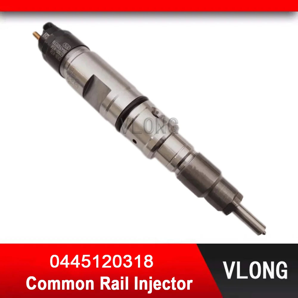 0445120318 Diesel Engine Common Rail Fuel Injector 0 445 120 318 K2100-1112100-A38 K21001112100A38 For YUCHAI YC6MK YC6K EUR4