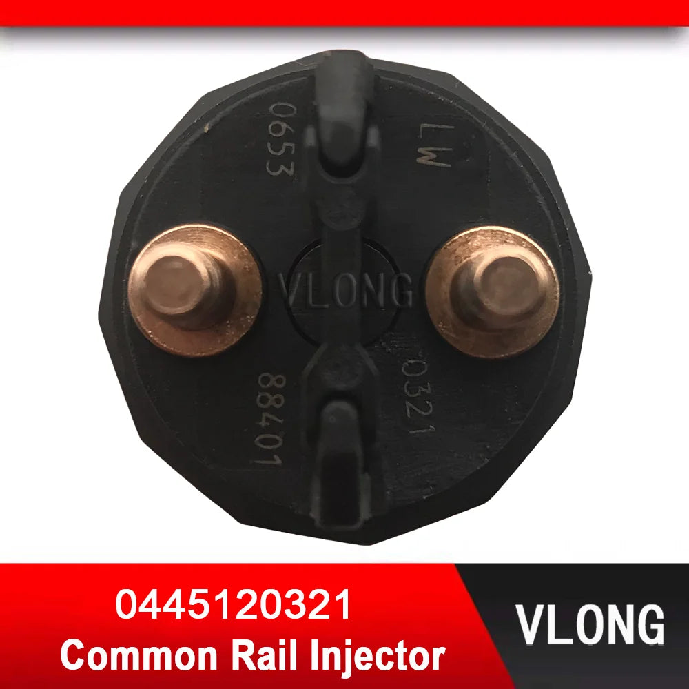 0445120321 New Durable Heavy Duty Truck Diesel Fuel Injector Assy For Sinotruk HOWO Man Truck Common Rail Injector 0 445 120 321