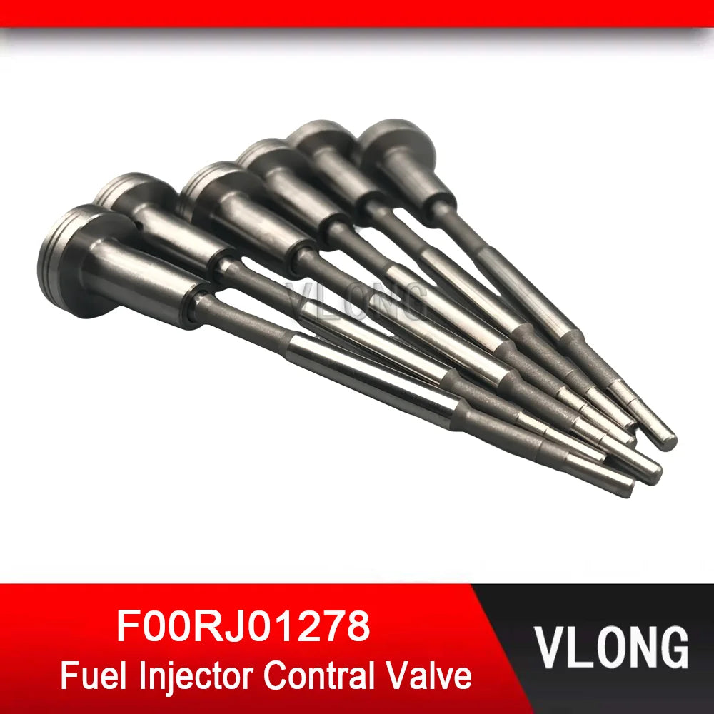 6PCS New F00RJ01278 Fuel Injector Control Valve For 0445120054 0445120057 0445120075 0445120346 0445120351 0445120409 Injector