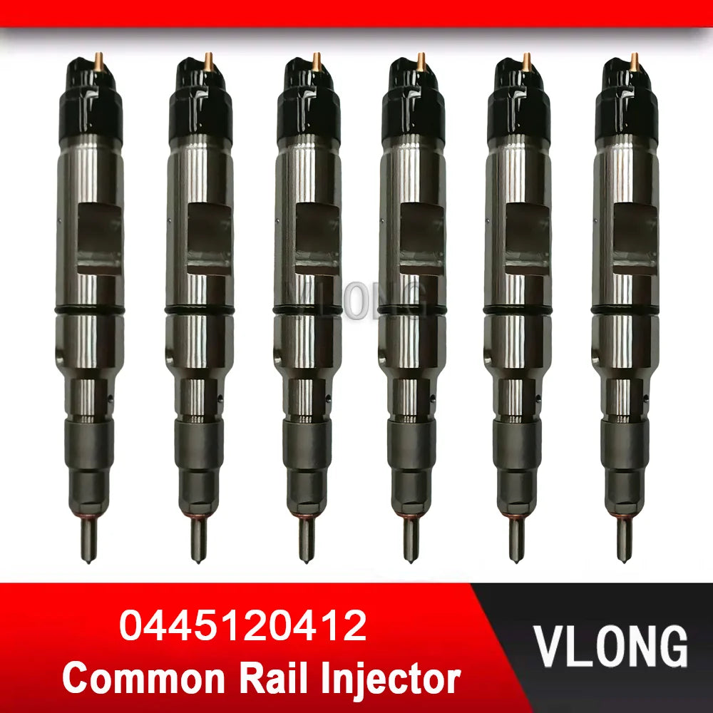 0445120412 New Heavy Truck Fuel Injector For Weichai WP10H WP7 Diesel Common Rail Injector 0445120531 0 445 120 412 611600080035