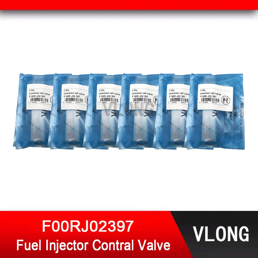 6PCS F00RJ02397 Common Rail Injector Control Valve FOORJ02397 For Toyota Diesel Fuel Injector 0445120243 0445120095 23670-E0243