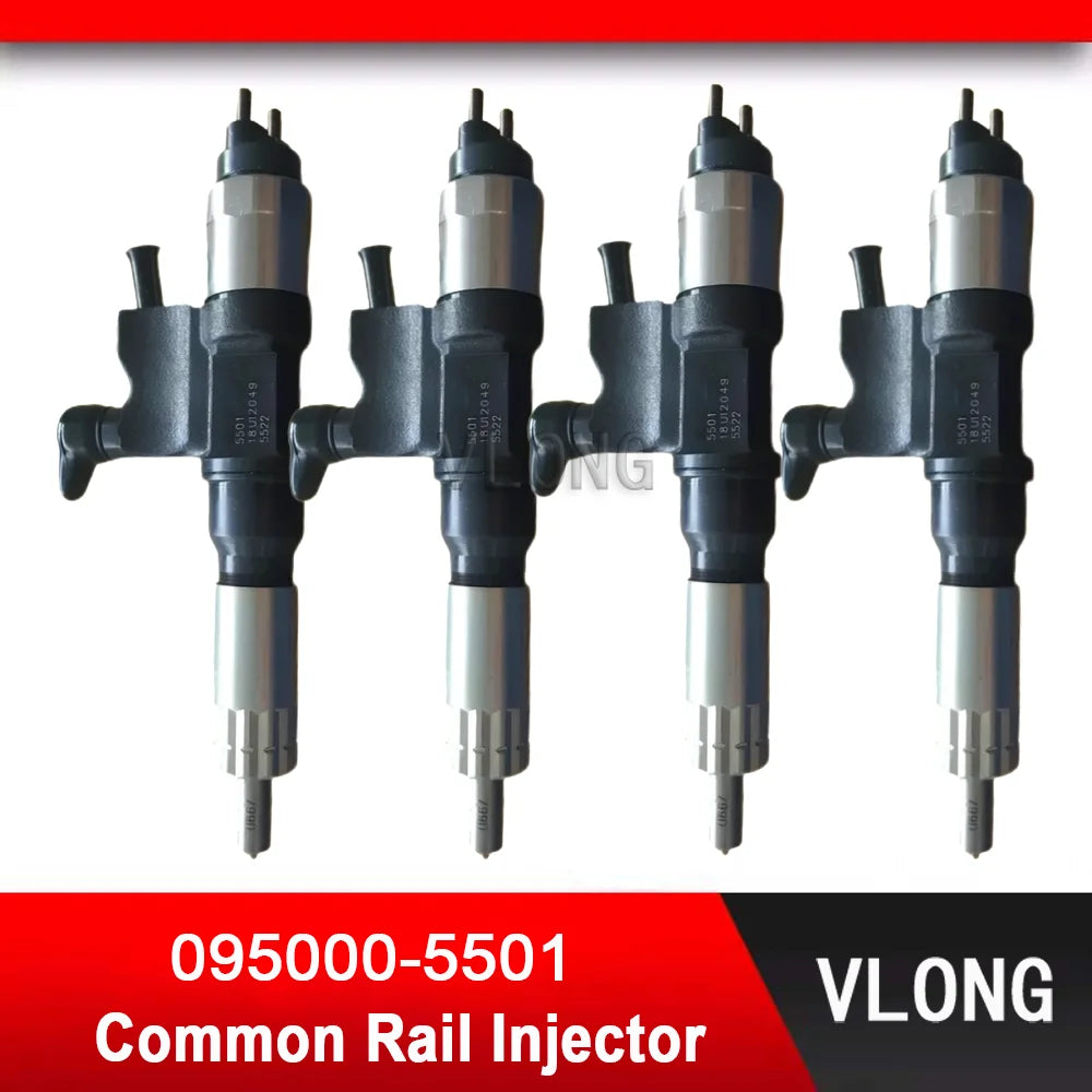 095000-5501 New Fuel Injector For ISUZU 4HL1 6HL1 095000-5500 8-97367552-0 8-97367552-1 8-97367552-2 8-97367552-3 8-97367552-4