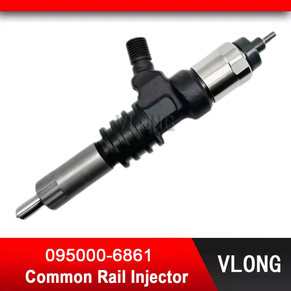 095000-6861 Common Rail Injector For Mitsubishi FUSO 6M60T FH/FK/FM Diesel Engine Fuel Injector ME304627 ME307086 095000-6860