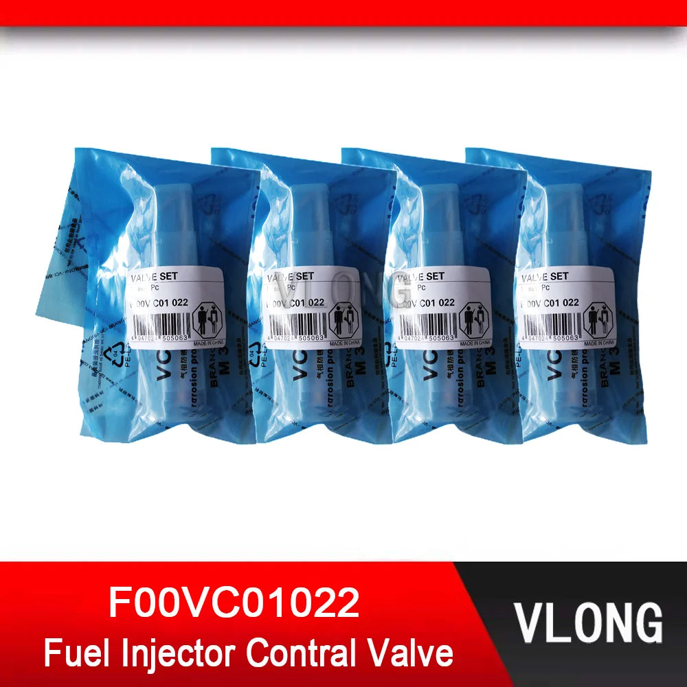 4PCS F00VC01022 Common Rail Injector Control Valve For Renault 2.2DCI G9T 0986435173 0445110141 0445110084 0445110087 0445110102