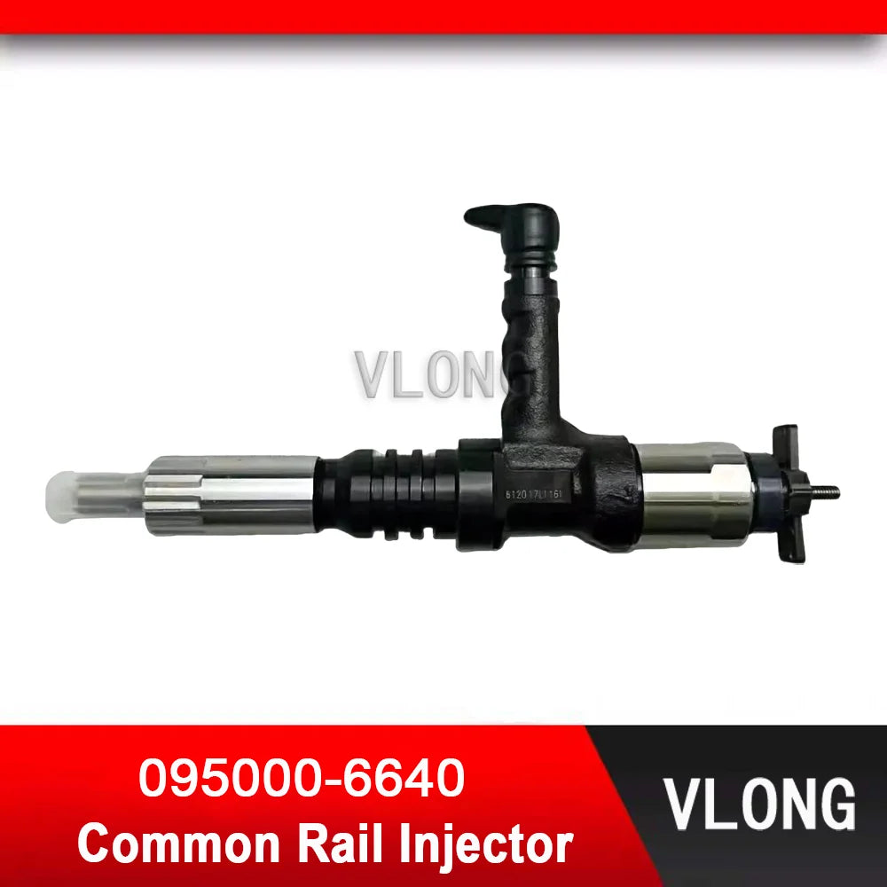 095000-6640 Fuel Injector For Komatsu PC400-8 Excavator 6D125 SAA6D125E-5 WA470 WA480 Diesel Engine Fuel Injector 6251-11-3200