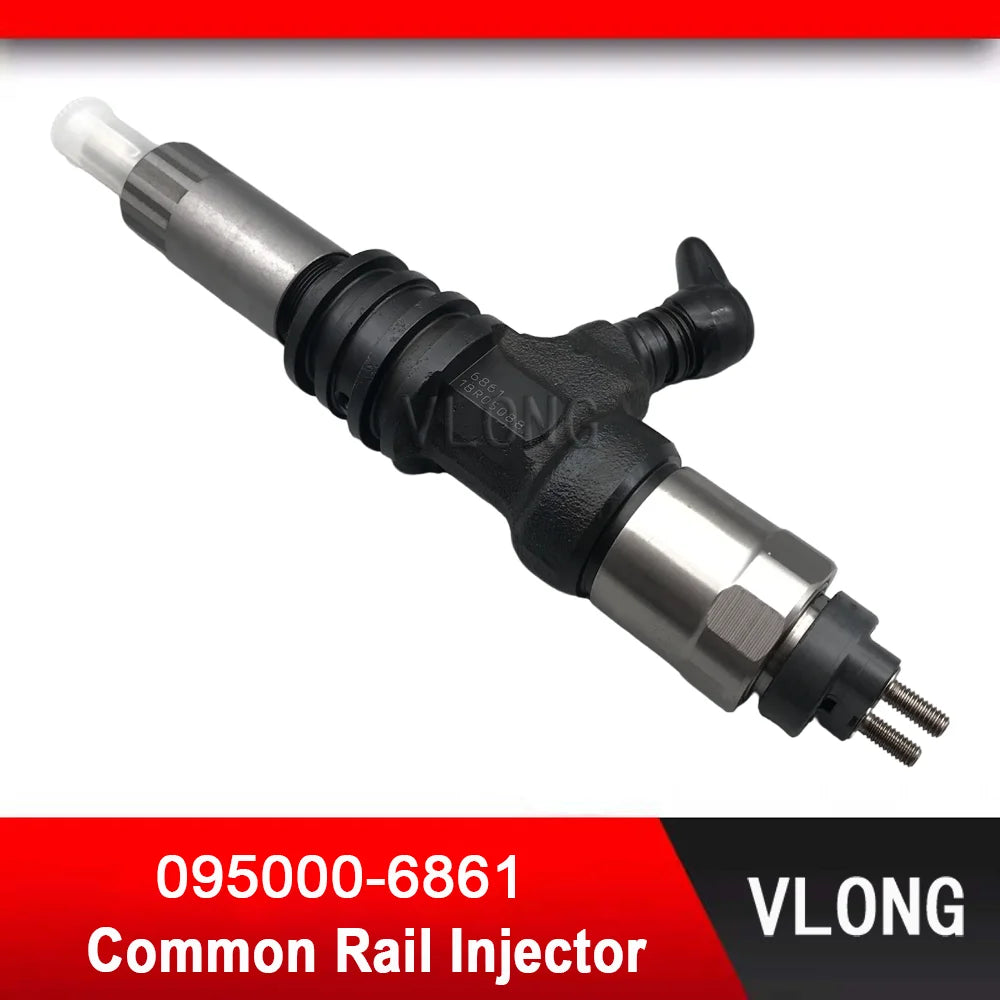 095000-6861 Common Rail Injector For Mitsubishi FUSO 6M60T FH/FK/FM Diesel Engine Fuel Injector ME304627 ME307086 095000-6860