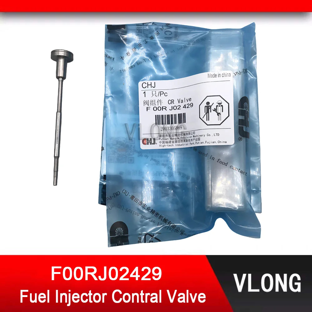 6PCS F00RJ02429 Common Rail Injector Control Valve FOOR J02 429 For Yamz 5340 Fuel Injector 0445120178 0445120233 53401112010