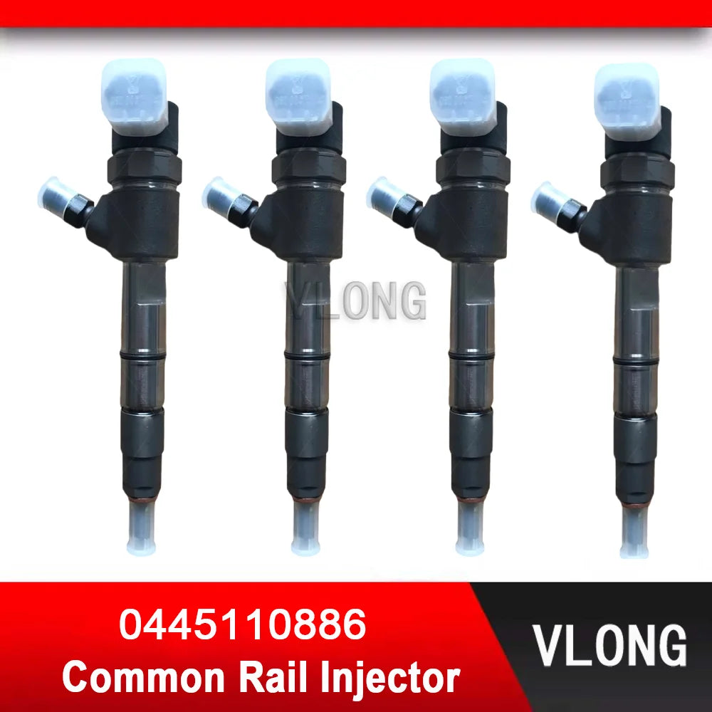 0445110886 Genuine New Common Rail Inyector Assy Diesel Engine Spare Parts Fuel Injector Assembly 0 445 110 886 For JAC Truck