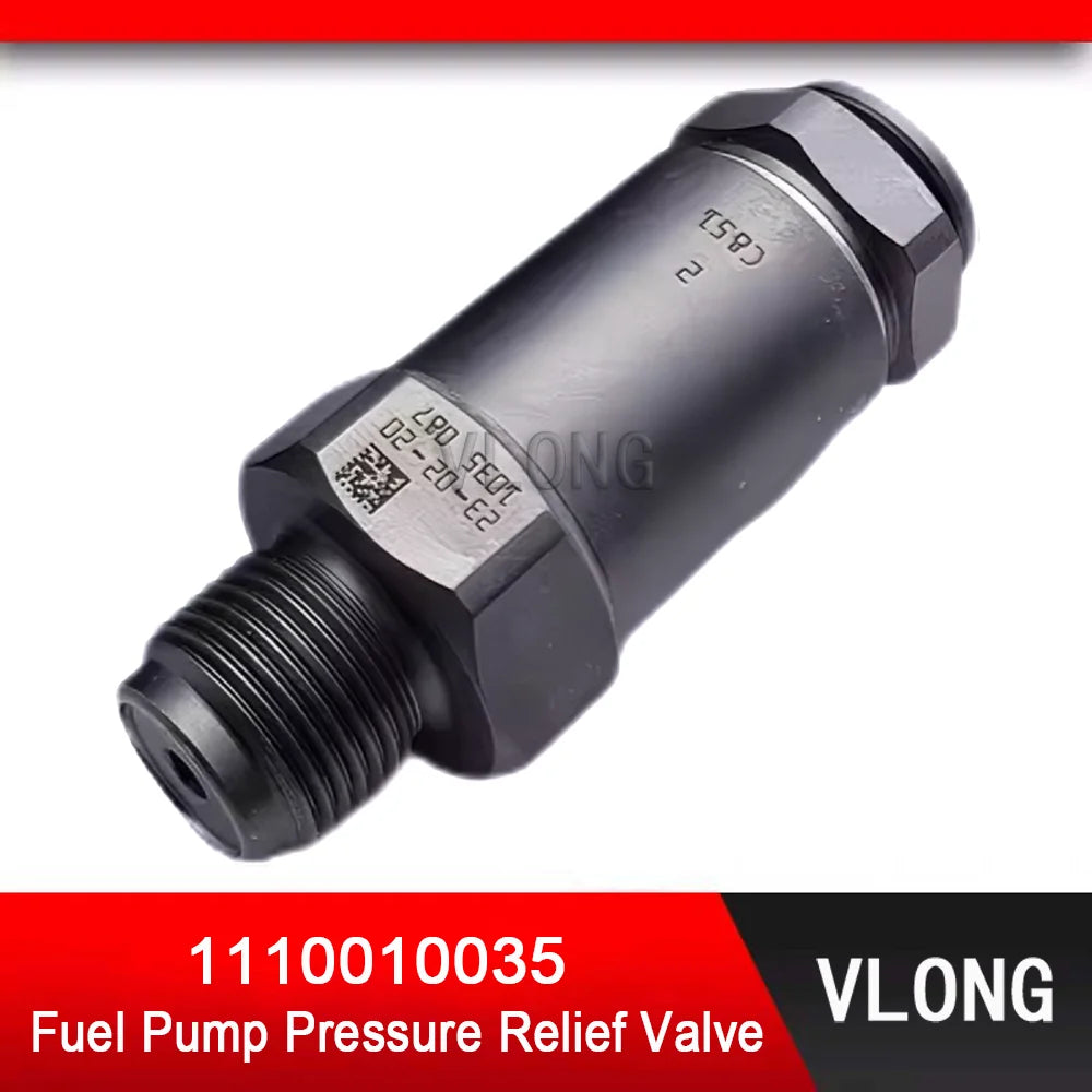 1110010035 Fuel Pump Pressure Relief Valve Fuel Pipe 0445224014 0445226005 For CUMMINS 5.9L Common Rail  Pressure Limited Valve