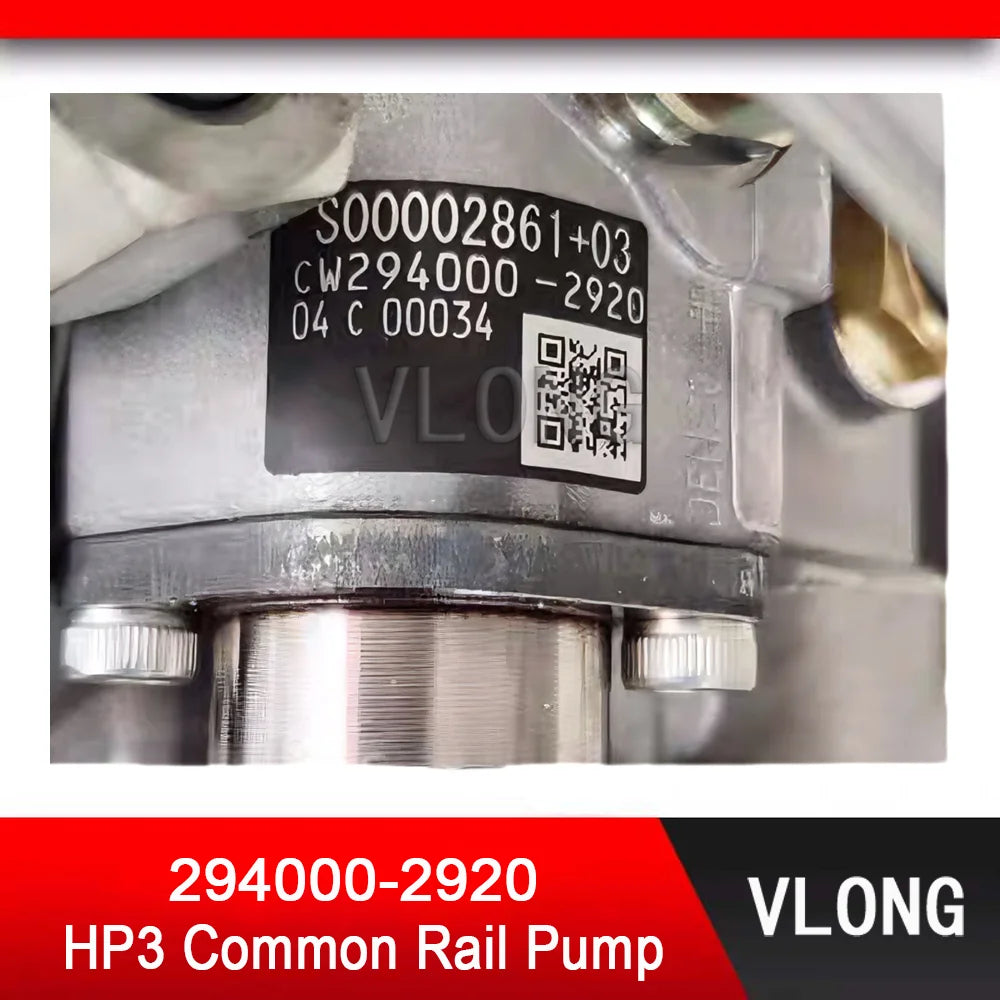 294000-2920 New HP3 High Pressure Fuel Injection Oil Pump Common Rail Pump Assembly For SDEC BUS D912 CW294000-2920 S00002861+03