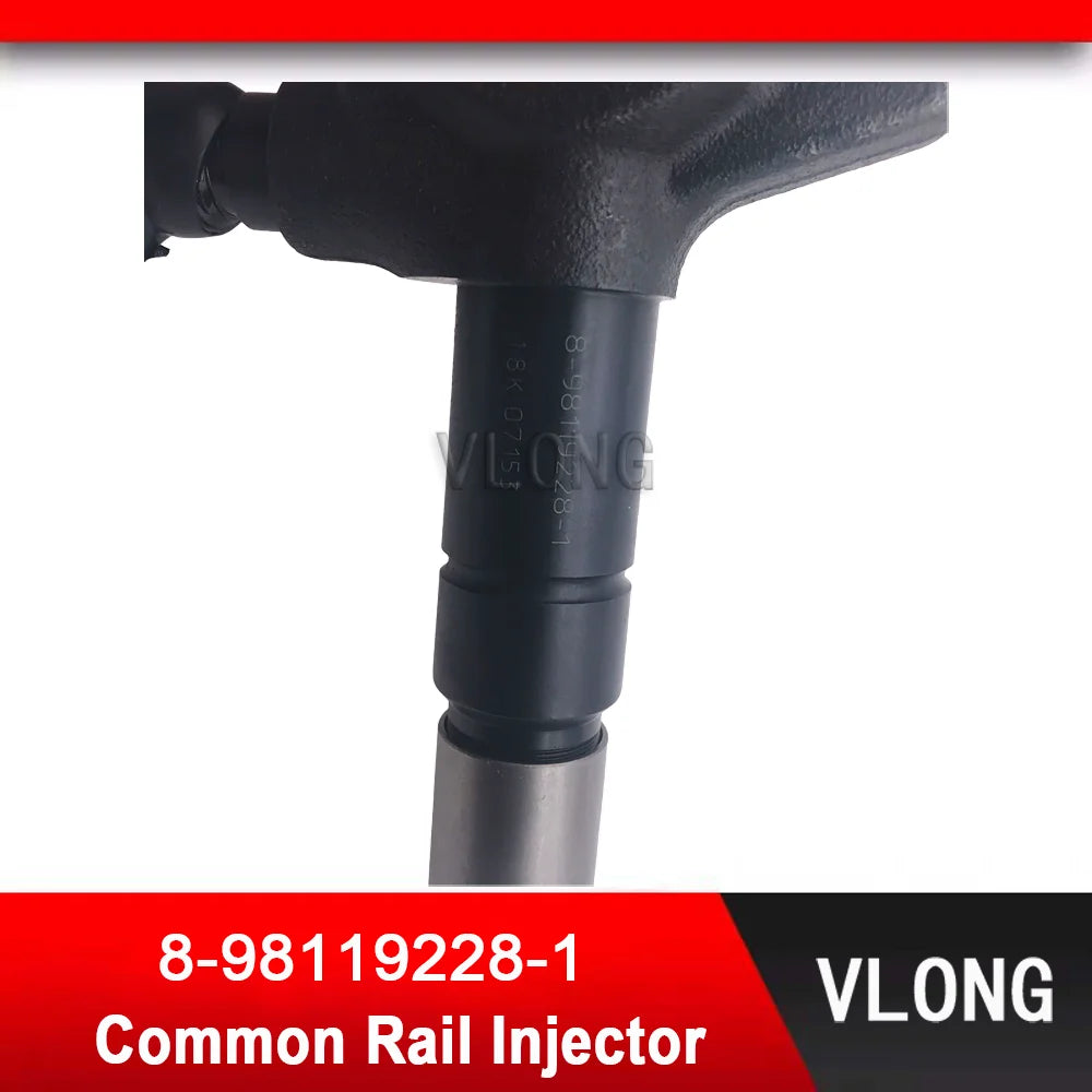 095000-8370 Durable Common Rail Diesel Fuel Injector For ISUZU 4JJ1 4JK1 Diesel Engine 8-98119228-0 8-98119228-3 8-98119228-1
