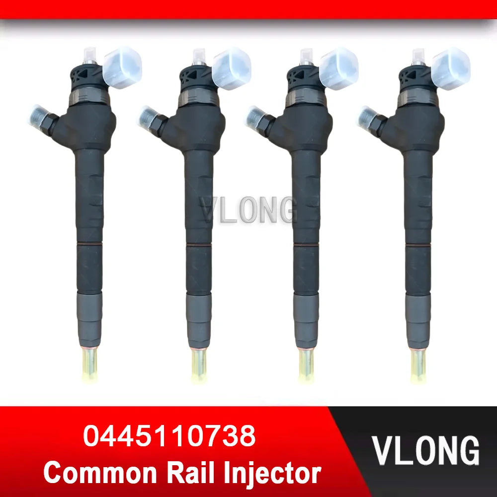 0445110738 Durable Common Rail Injector For JAC Truck Sunray Diesel Engine 4-cylinder Fuel Injector 1042200FE010 0 445 110 738