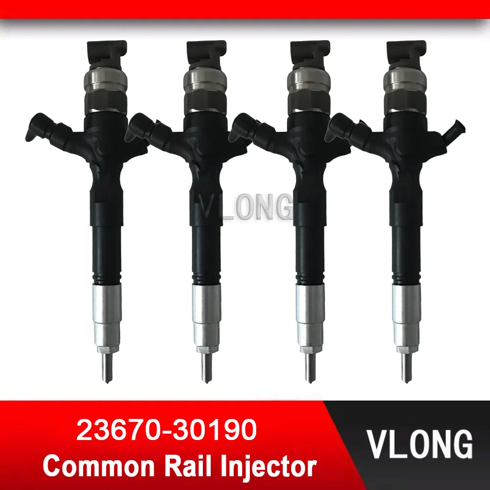 23670-30190 New Common Rail Injector For Toyota Land Cruiser Prado Fortuner Dyne 2001-2010 Fuel Injector 23670-30196 295050-0100