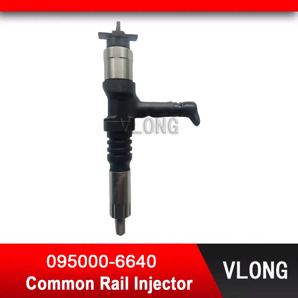 095000-6640 Fuel Injector For Komatsu PC400-8 Excavator 6D125 SAA6D125E-5 WA470 WA480 Diesel Engine Fuel Injector 6251-11-3200