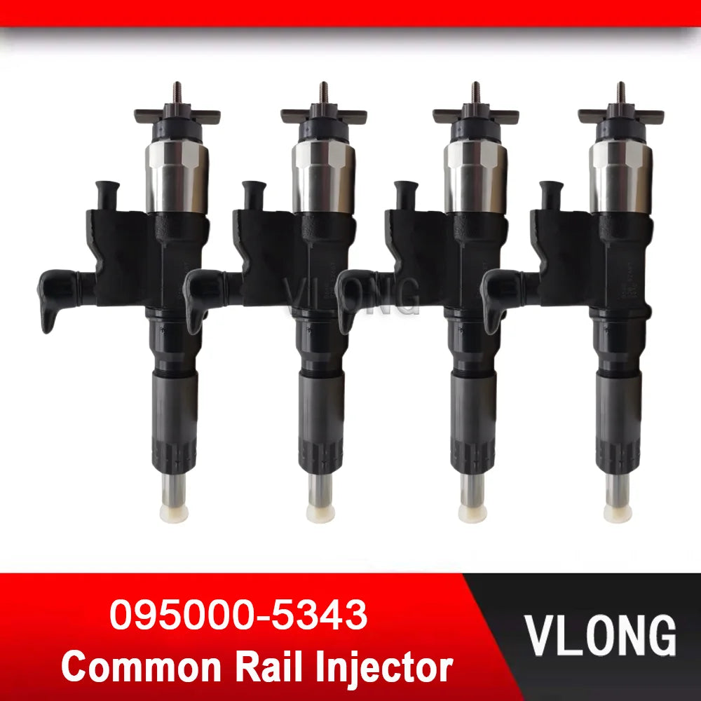 095000-5343 New Diesel Fuel Injector For ISUZU 6HK1 4HK1 Engine Sumitomo 230/350/450 Excavator Common Rail Injector 8-97602485-3
