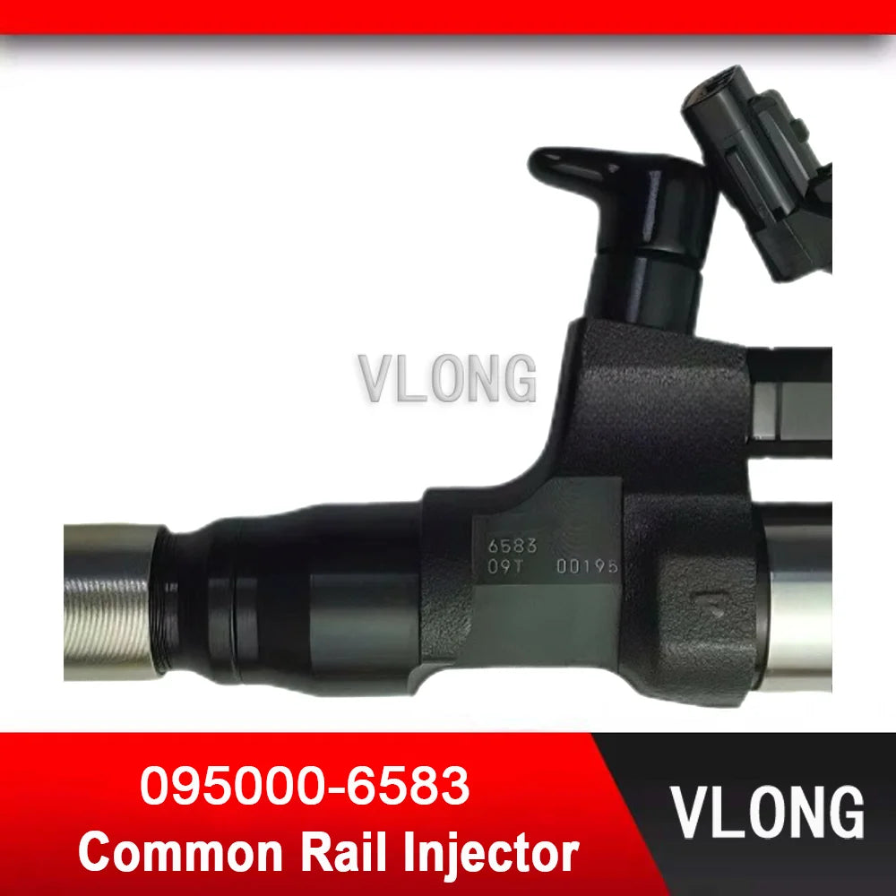 095000-6583 New Excavator Parts EFI Common Rail Injector For HINO J08E 330PS Diesel Engine Fuel Injector 23670-E0320 095000-658#
