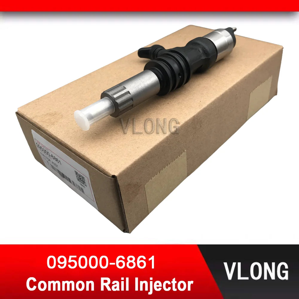 095000-6861 Common Rail Injector For Mitsubishi FUSO 6M60T FH/FK/FM Diesel Engine Fuel Injector ME304627 ME307086 095000-6860