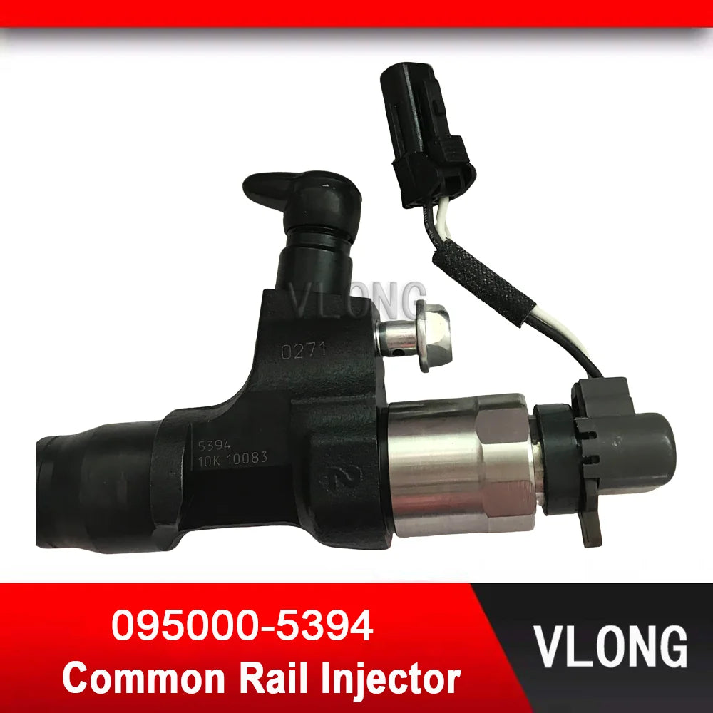 095000-5394 New EFI Common Rail Injector For Kobelco SK200 Hino J05C J05D Fuel Injector 095000-5391 16650Z501E 23670-E0271/E0270