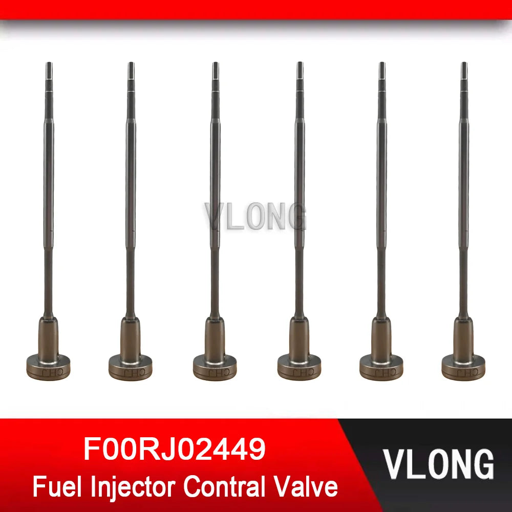 6PCS F00RJ02449 Common Rail Injector Control Valve For MAN Truck Injector 0445120162 0445120186 0445120076 0445120204 0445120121