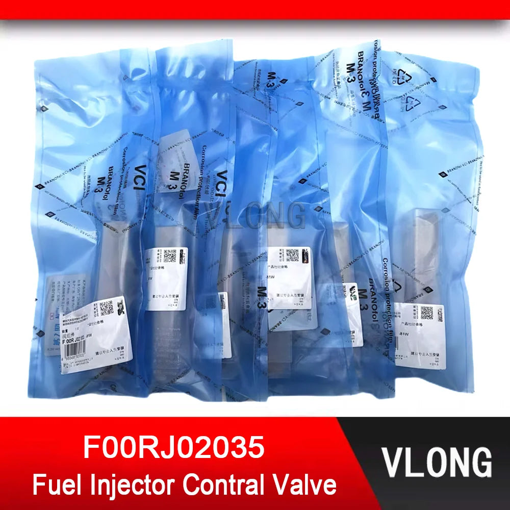 6PCS F00RJ02035 Common Rail Injector Control Valve For YUCHAI Diesel Fuel Injector 0445120117 0445120192 0445120215 0445120333