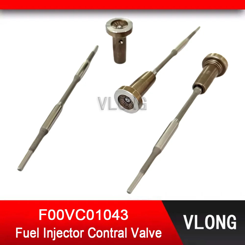 4PCS F00VC01043 Common Rail Valve For 525 2.5D 00-04 Excavator Diesel Fuel Injector 0445110039 0445110047 0445110048 0445110266