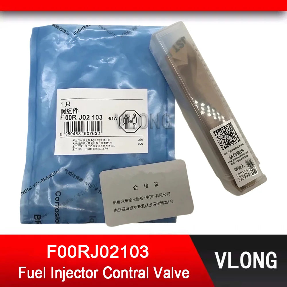 6PCS F00RJ02103 Fuel Injector Control Valve For YUCHAI LE815 YE0833 Diesel Injector 0445120134 0445120297 0445120372 0445120426