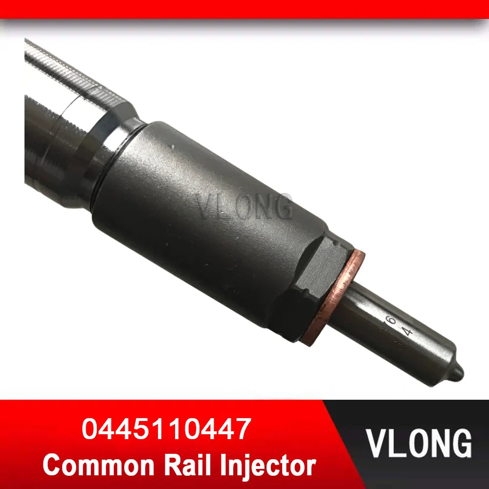 0445110745 Durable High Quality Diesel Common Rail Fuel Injector Sparyer for FAW 498 4DC2 Diesel Engine Fuel Injector 0445110447