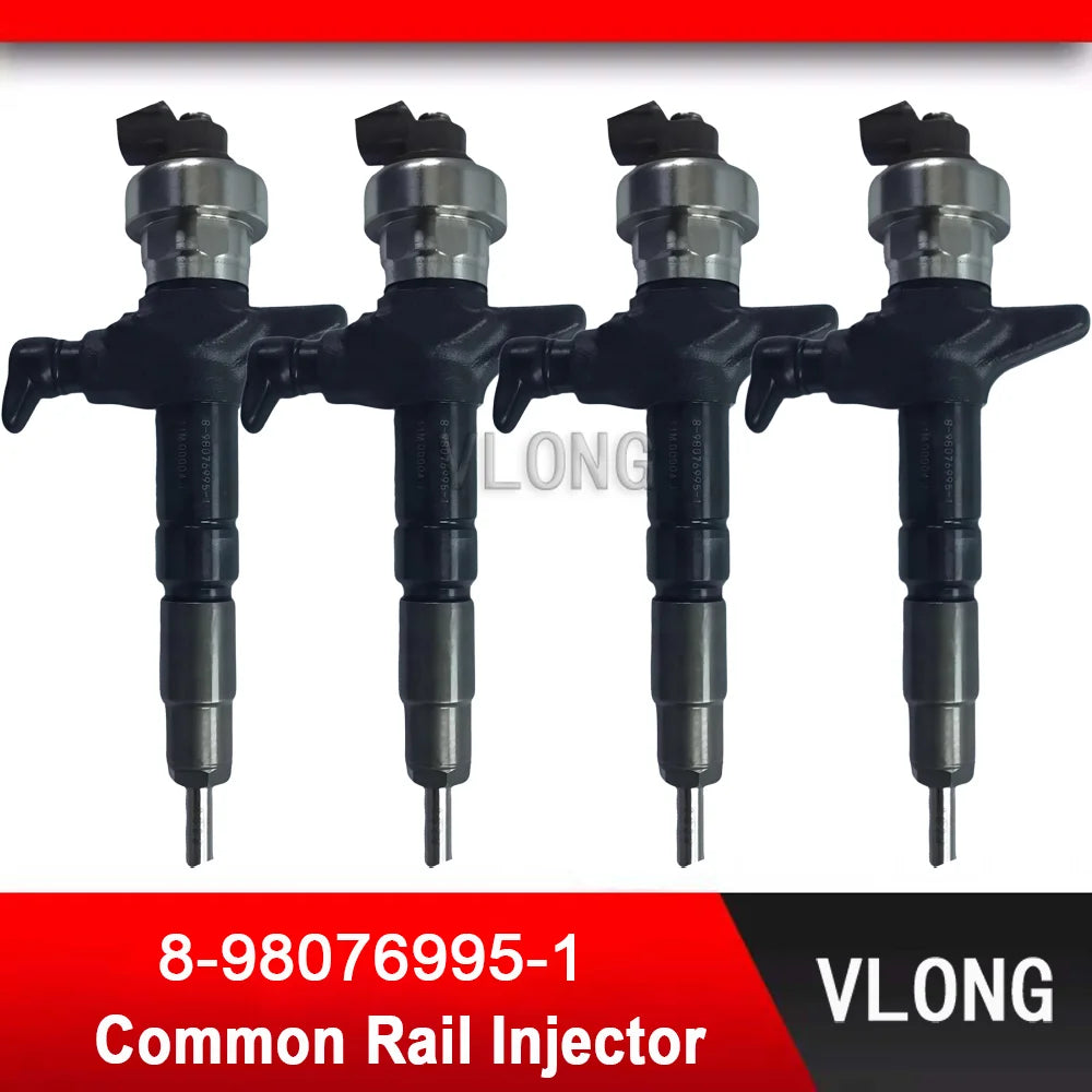 8-98076995-1 Fuel Injector For Isuzu Nlr85 4JJ1 Engine Common Rail Injector 8-98238318-0 295050-0480 8-98076995-2 295050-1710