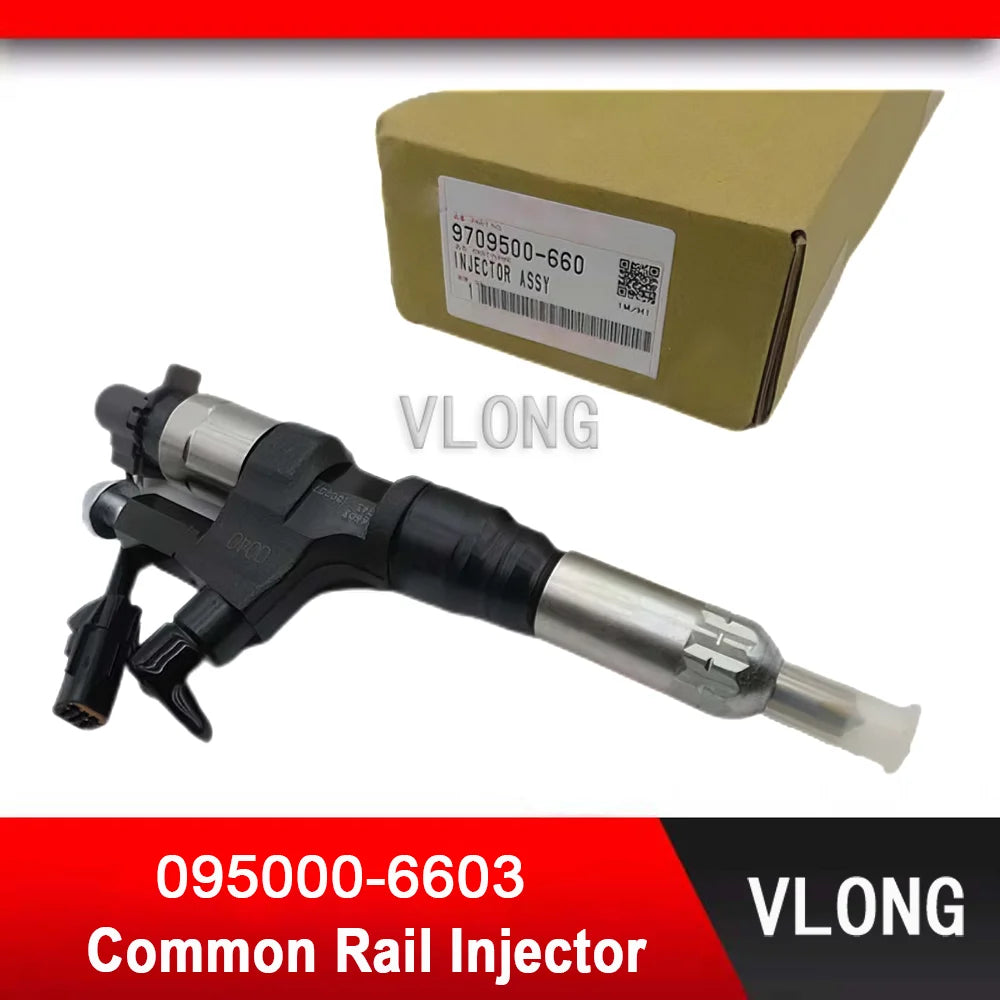 095000-6603 Heavy-duty Truck EFI Common Rail Injector Assy For Hino J08E 7.7D J08C 8.0D Fuel Injector 23670-E0040 23670-E0041