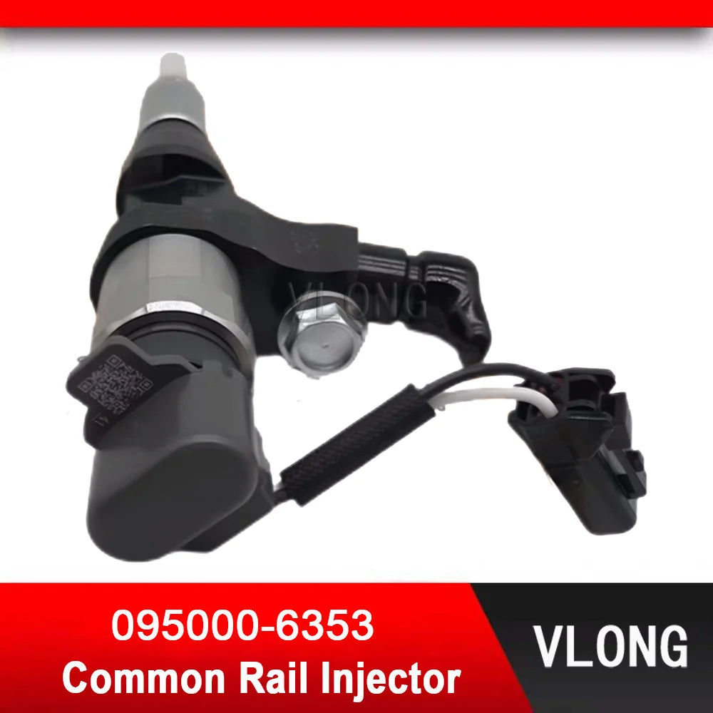 095000-6353 EFI Common Rail Injector Assy For Kobelco SK200-8 Excavator Hino J05E J06E Diesen Engine Fuel Injector 23670-E0050