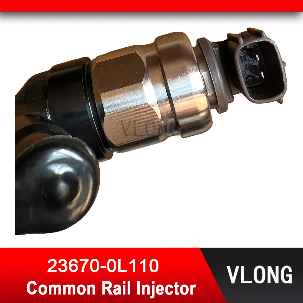 23670-0L110 Pickup Common Rail Injector For TOYOTA Hilux Dyna Hiace VIGO 1KD/2KD 2.5L G3 Fuel Injector 23670-30400 295050-0460