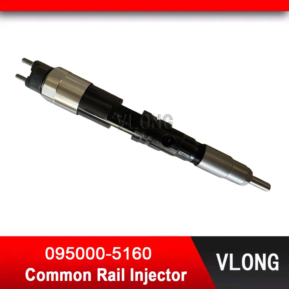 095000-5160 New Agricultural Machines Fuel Injector For John Deere 6081T 8.1L 8.1D 8120 8220 RE524362 RE518725 RE504181 SE501937