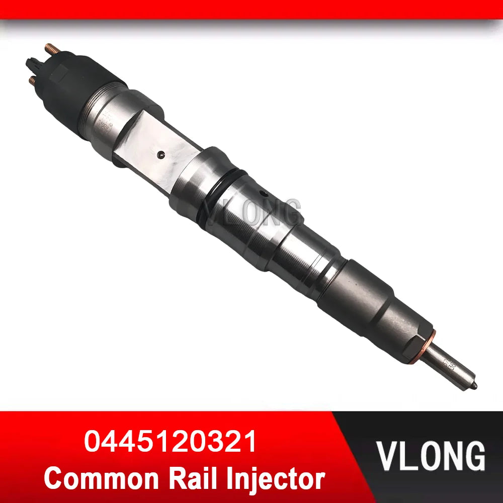 0445120321 New Durable Heavy Duty Truck Diesel Fuel Injector Assy For Sinotruk HOWO Man Truck Common Rail Injector 0 445 120 321