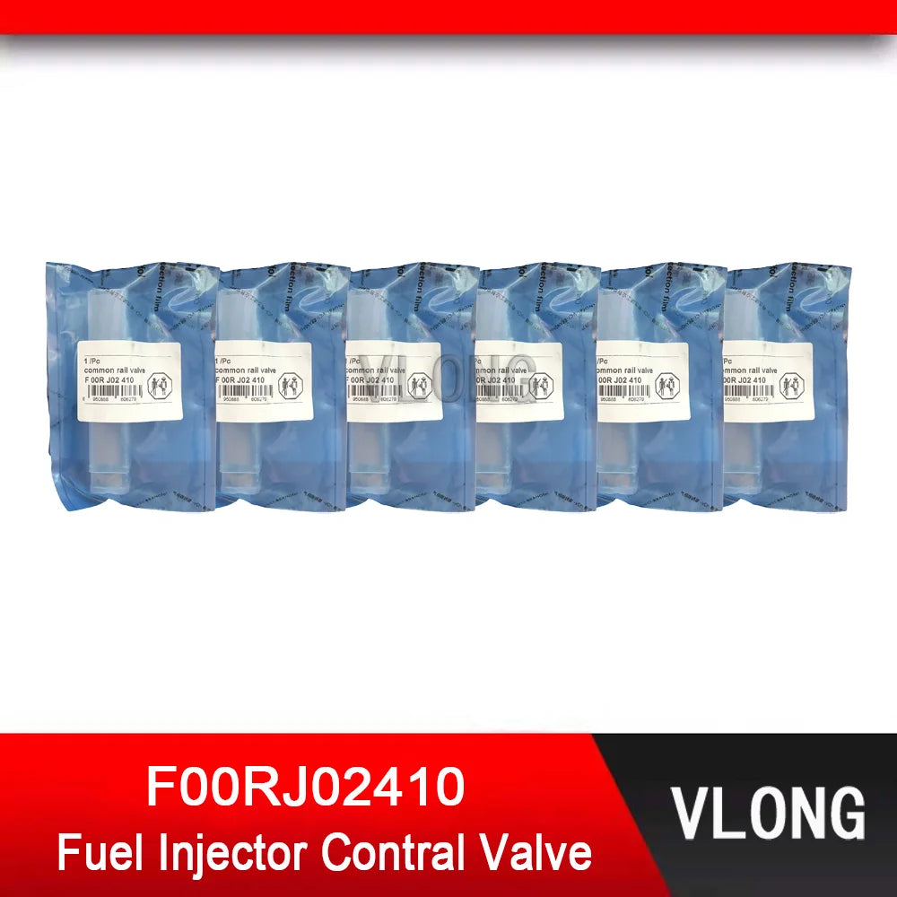 6PCS F00RJ02410 Fuel Injector Control Valve For Man Heavy Truck Injector 0445120179 0445120220 0445120313 0445120353 0445120355