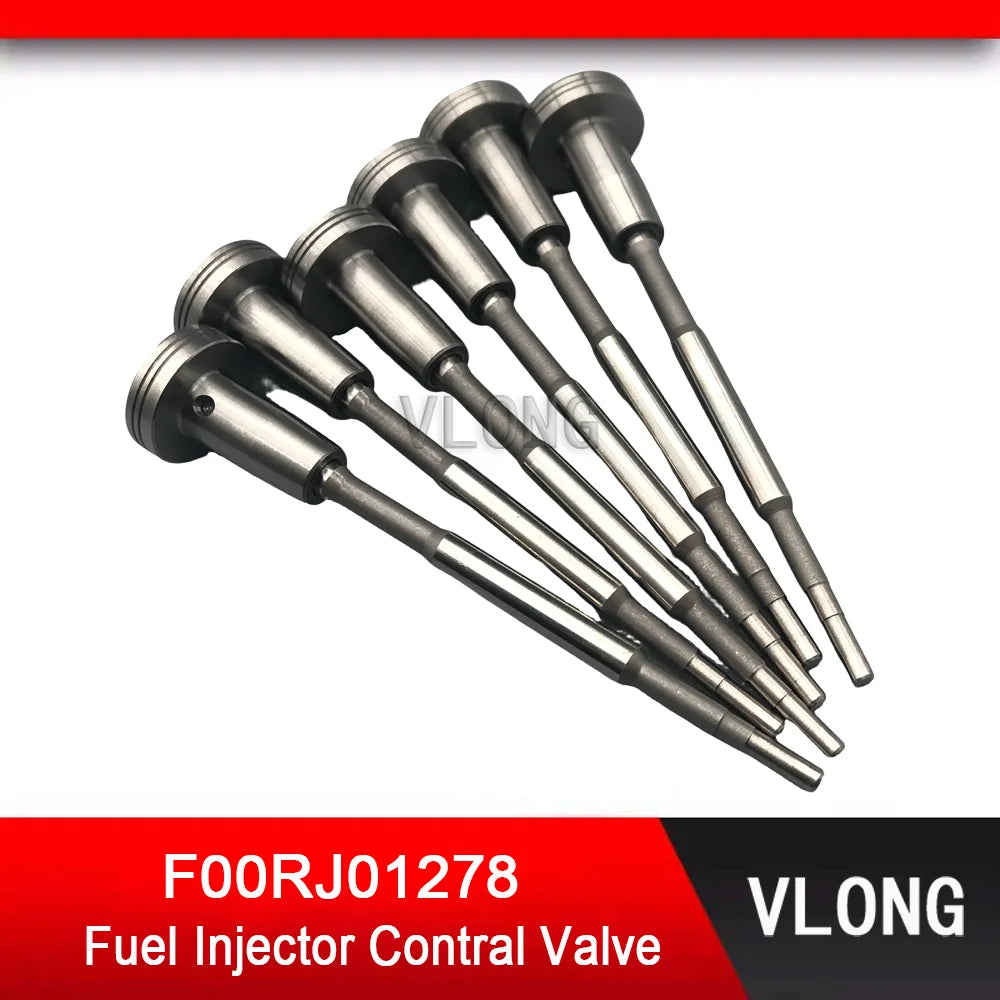 6PCS New F00RJ01278 Fuel Injector Control Valve For 0445120054 0445120057 0445120075 0445120346 0445120351 0445120409 Injector