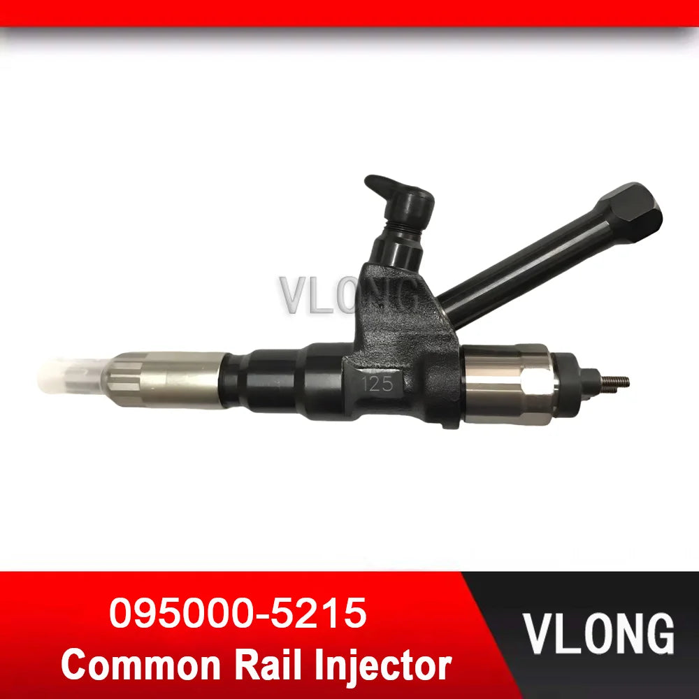 095000-5215 New Fuel Injector For Kobelco SK450-8 SK480-8 HINO P11C Diesel Engine Common Rail Injector 095000-5214 23670-E0351