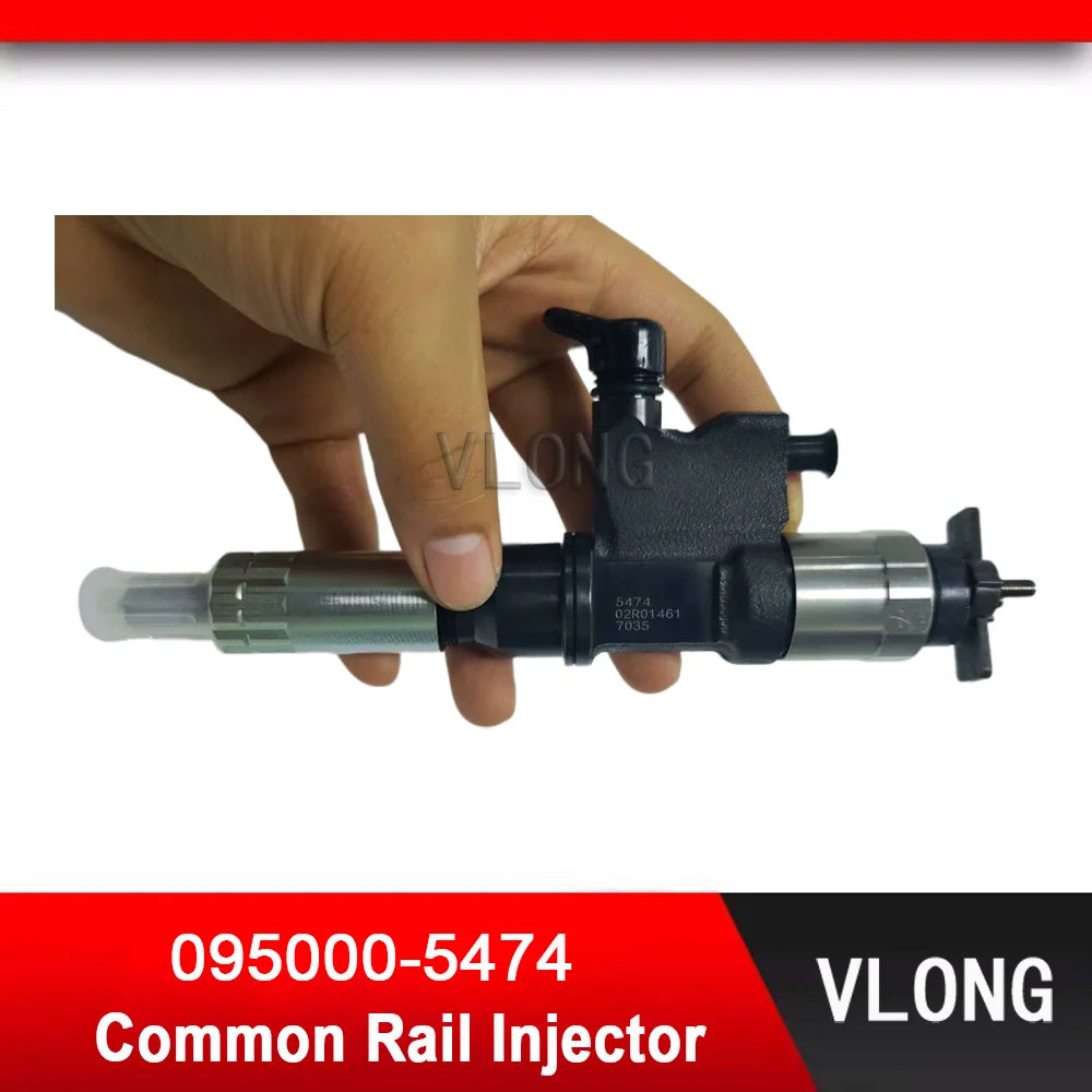 095000-5474 New Common Rail Injector For Hitachi ZX200-3 ZX330-3 Excavator ISUZU NPR NPR-HD 5.2L 2001-2007 4HK1 6HK1 095000-5471