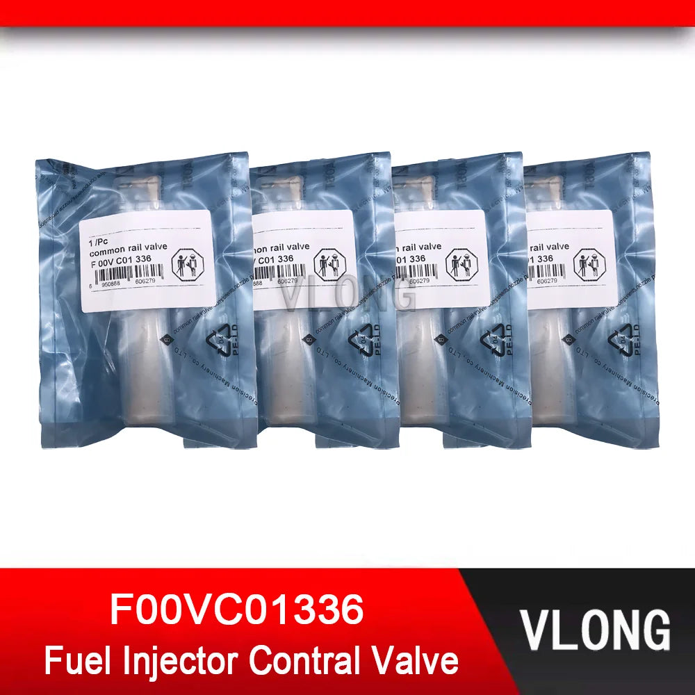 4PCS F00VC01336 Common Rail Injector Valve Set For Alfa Romeo Fiat Saab Vauxhall 1.9 CDTI Diesel Engine 0445110243 0445110391