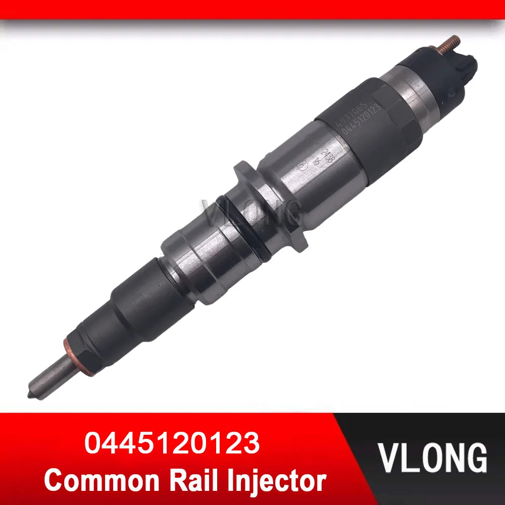 1PCS New Common Rail Fuel Injector Assy For Kamaz PAZ NEFAZ Auto Parts Diesel Engine ISBE ISDE 4937065 0 445 120 123 0445120123
