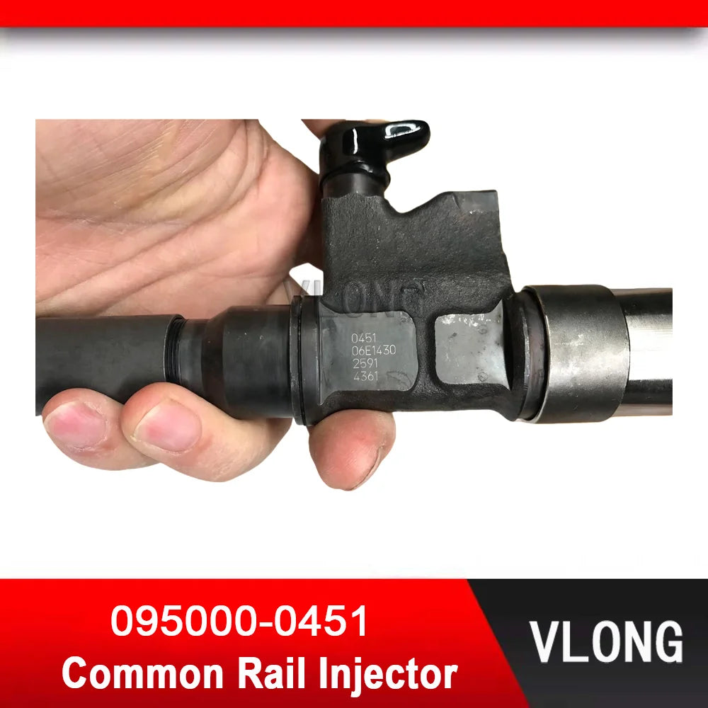 095000-0451 Heavy Machinery Common Rail Injector For ISUZU 6HK1 Fuel Injector 8-97602436-2 8-97601259-0 095000-0450 095000-0452