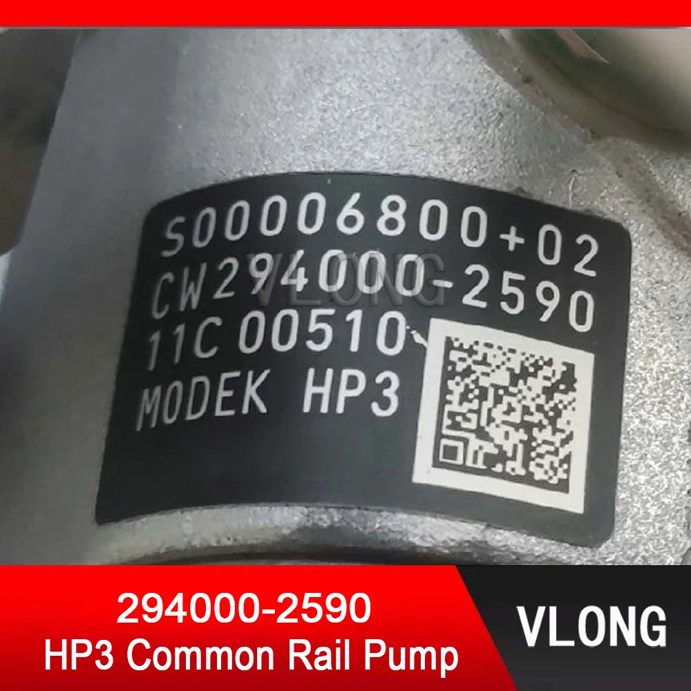 294000-2590 HP3 Diesel Fuel Injection Oil Pump Common Rail Pump Assy For SDEC BUS D912 S00006800+02 S00042021+01 294000-2591
