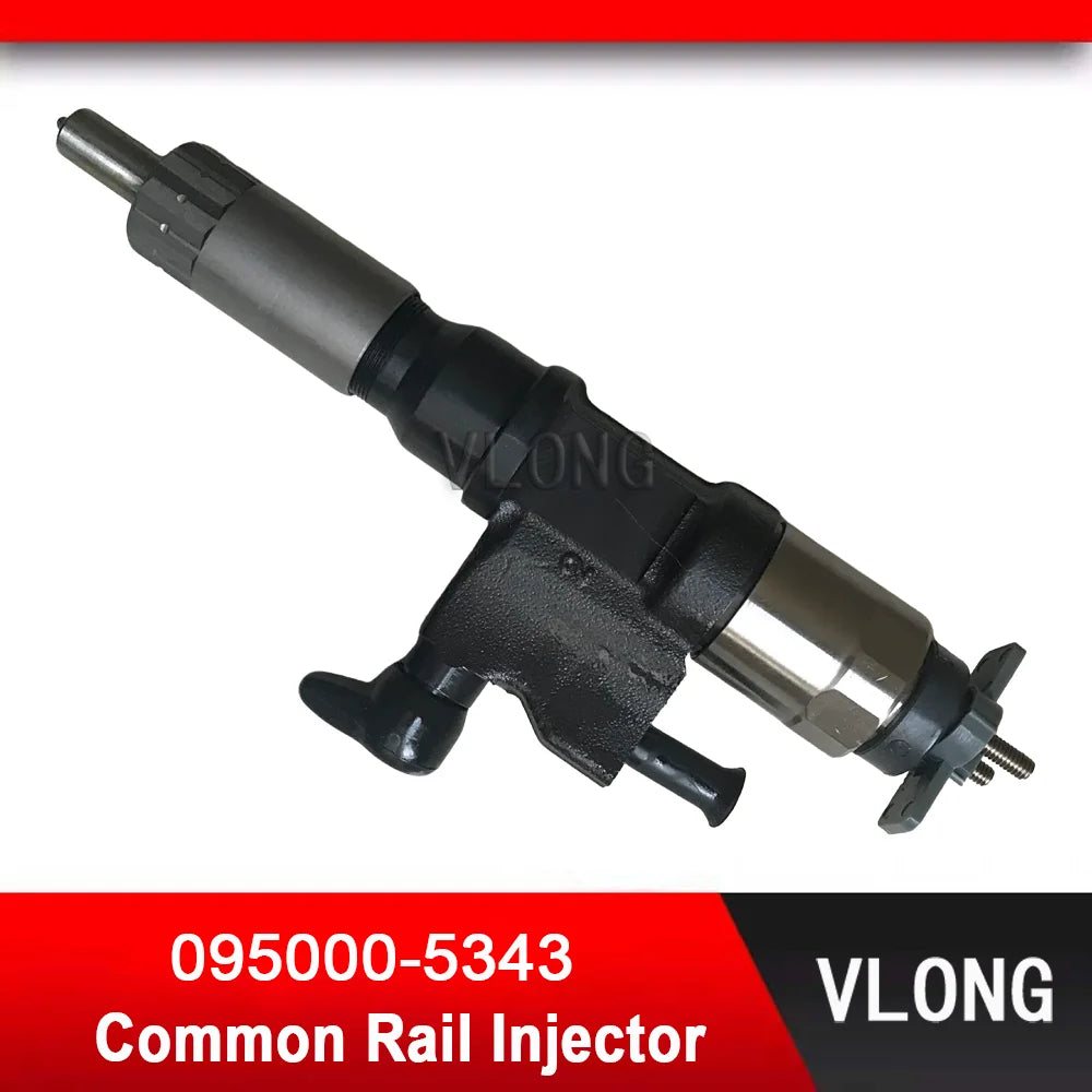 095000-5343 New Diesel Fuel Injector For ISUZU 6HK1 4HK1 Engine Sumitomo 230/350/450 Excavator Common Rail Injector 8-97602485-3