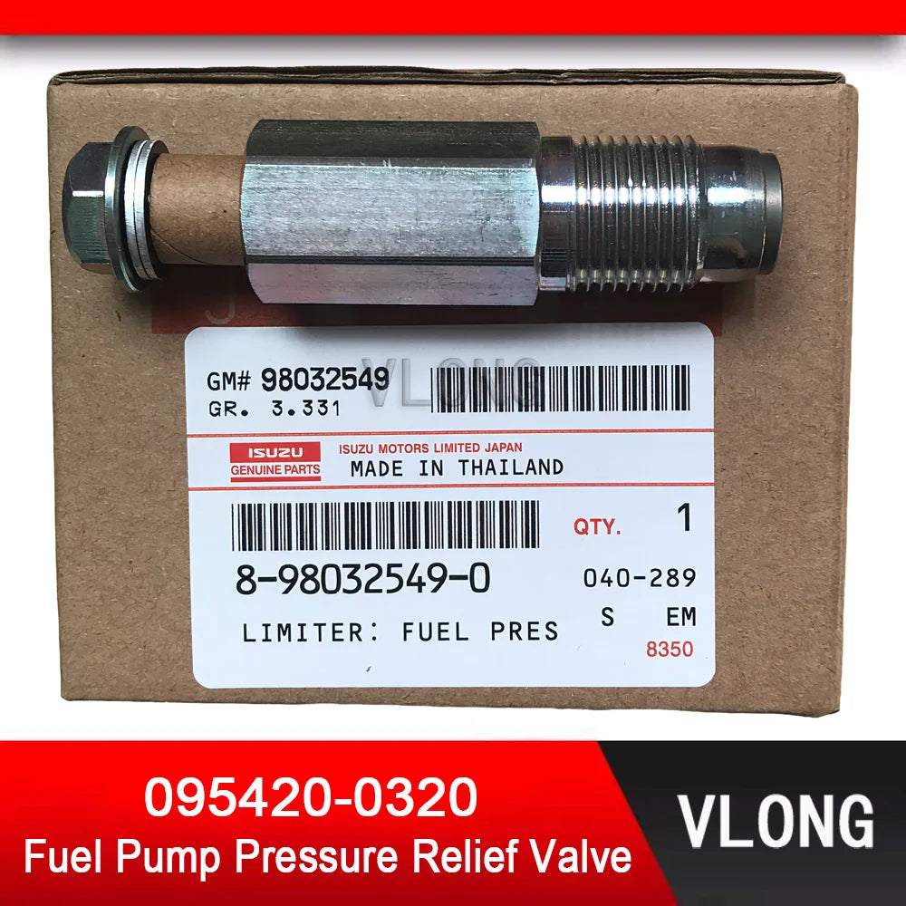 095420-0320 New Fuel Pump Pressure Relief Valve Common Rail Solenoid 8-98032549-0 For Komatsu ISUZU John Deere Mitsubishi Nissan