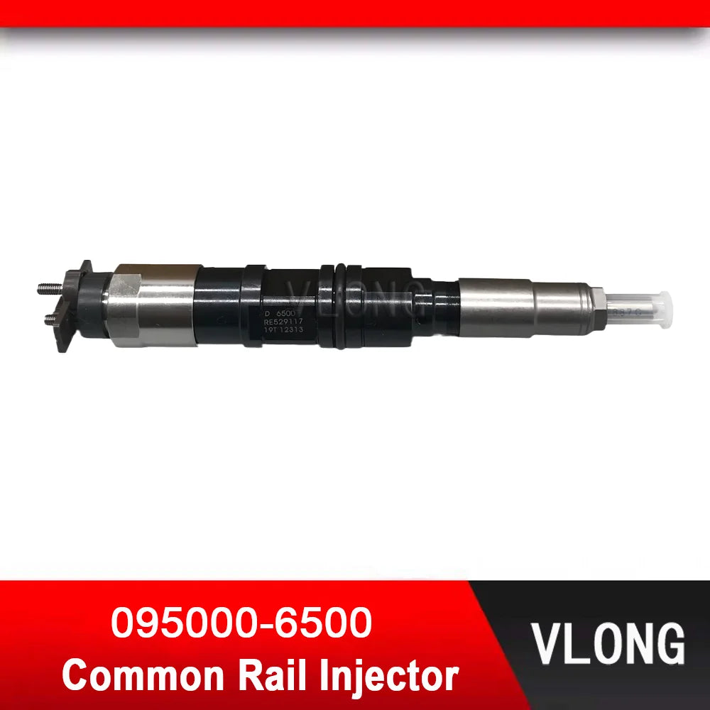 095000-6500 New Agricultural Machinery Common Rail Injector For John Deere S350 4.5L 4045 6.8L 6068 310K 1010D RE546782 RE529414