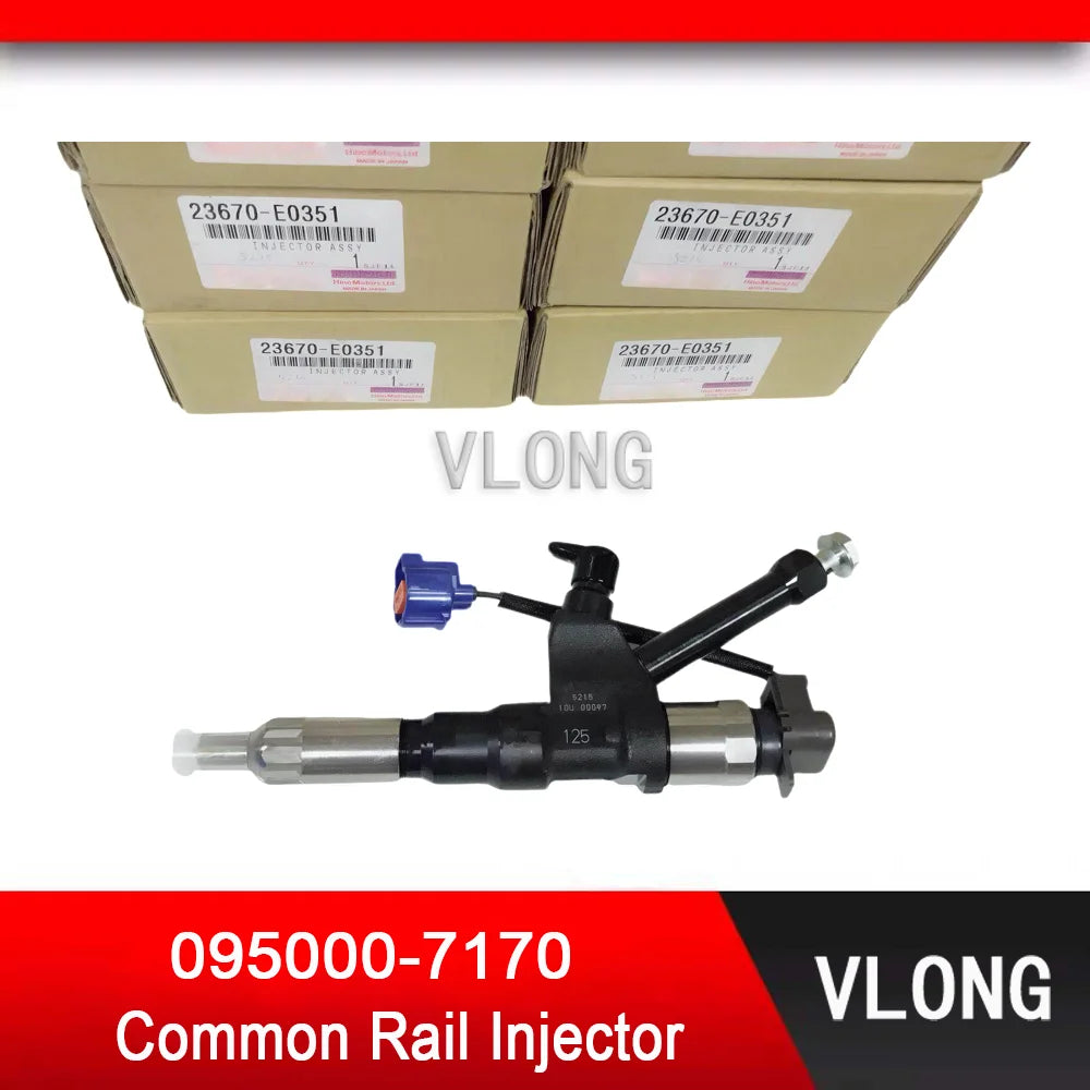 095000-7170 Durable New Truck Fuel Injector For HINO P11C Diesel Engine Common Rail Injector 095000-7171 095000-7172 23670-E0370