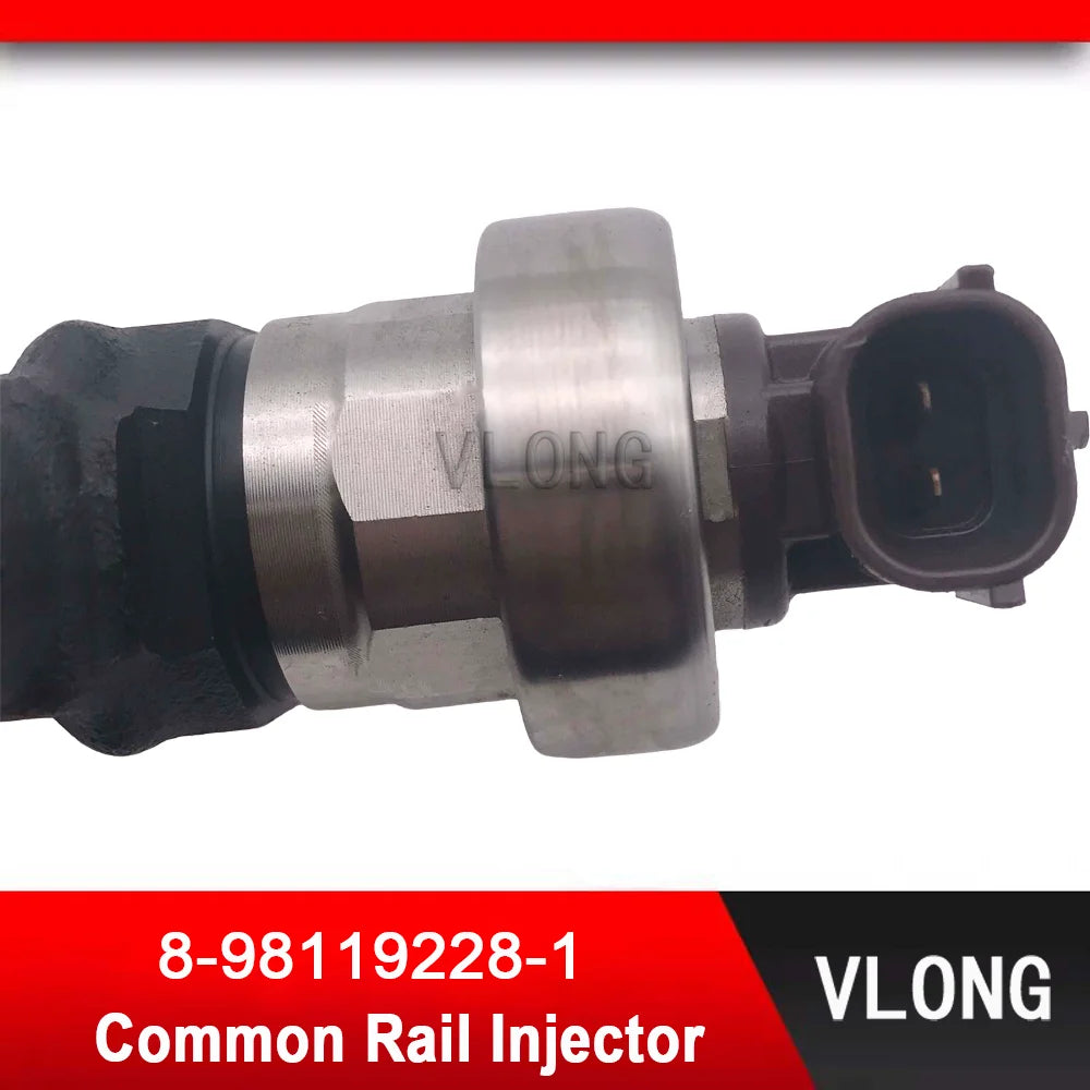 095000-8370 Durable Common Rail Diesel Fuel Injector For ISUZU 4JJ1 4JK1 Diesel Engine 8-98119228-0 8-98119228-3 8-98119228-1