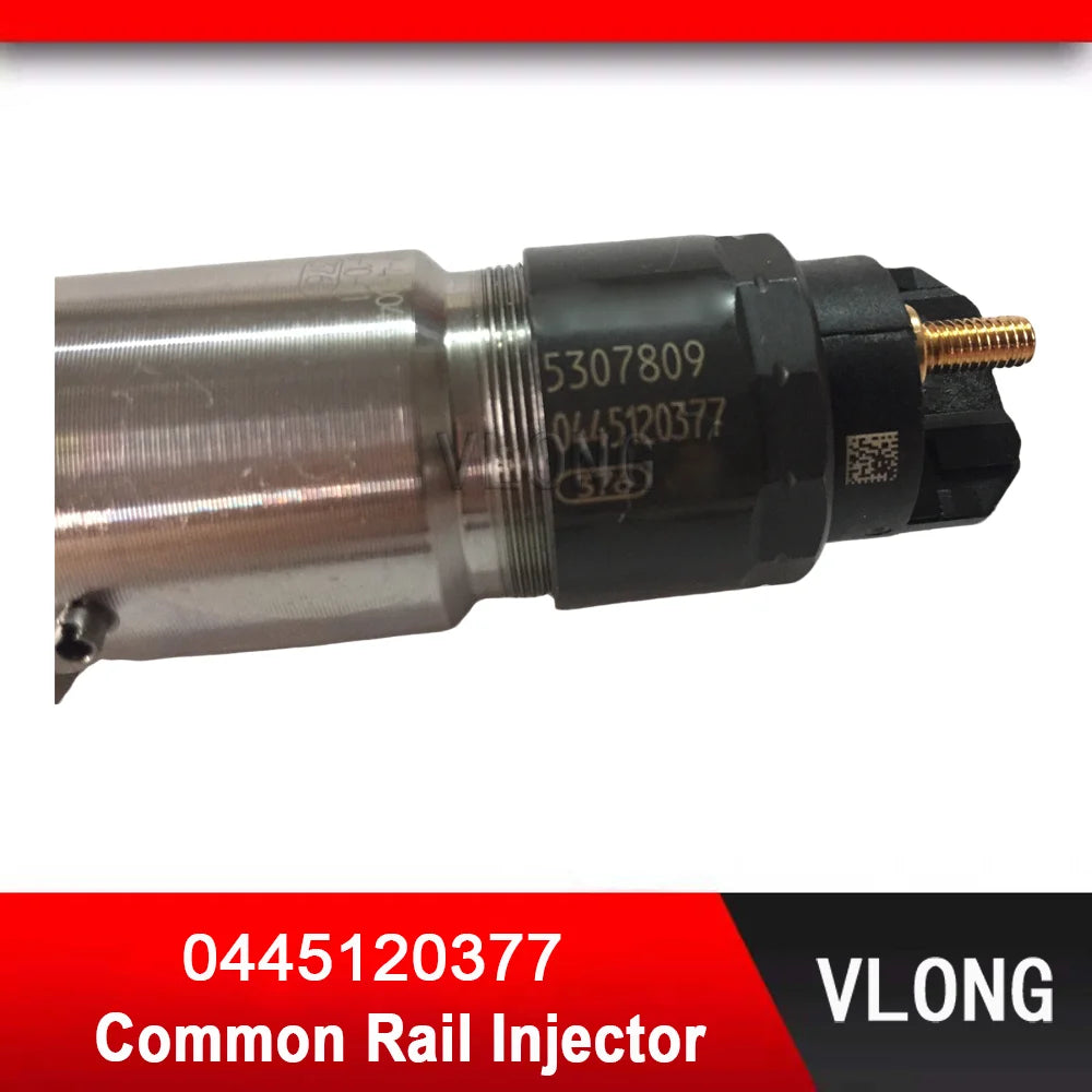 0445120377 High Pressure Pump Diesel Injection Nozzle CRIN2-16-BL Fuel Injector 5307809 0445 120 377 for CUMMINS ISL9.5 Engine