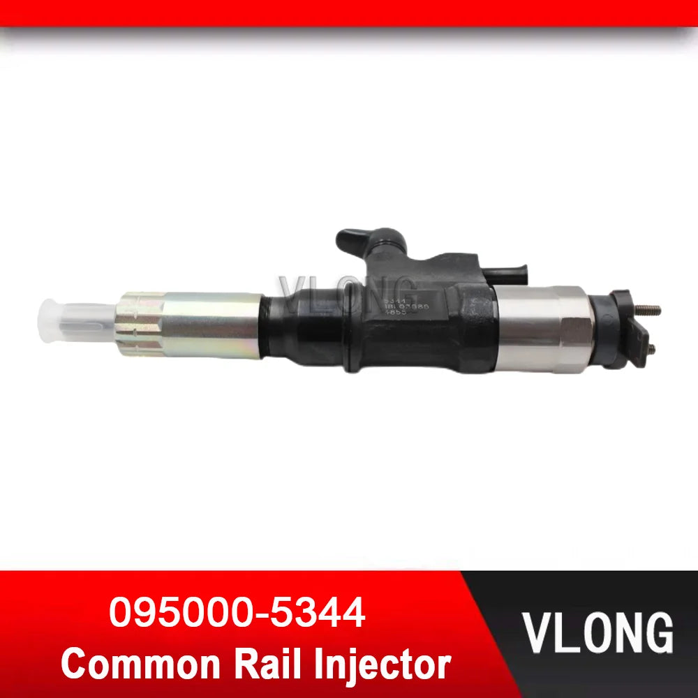 095000-5344 Diesel Fuel Injector For Hitachi 240/250-3 Excavator ISUZU 6HK1 4HK1 Engine Common Rail Injector Assy 8-97602485-4