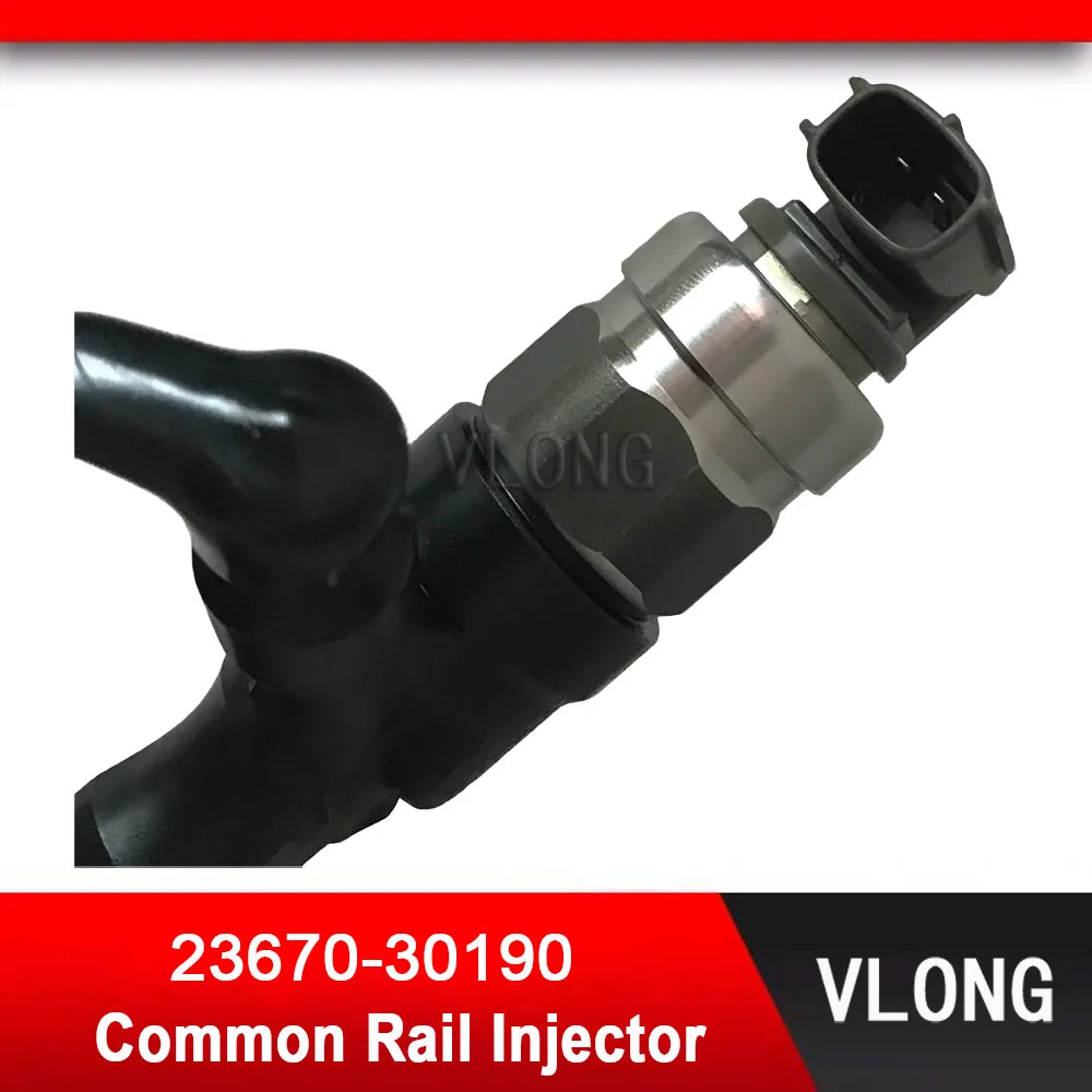 23670-30190 New Common Rail Injector For Toyota Land Cruiser Prado Fortuner Dyne 2001-2010 Fuel Injector 23670-30196 295050-0100